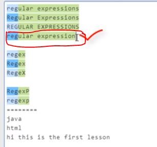 regex101 example