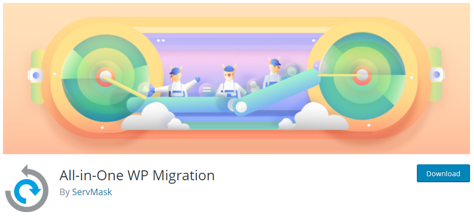 All-in-one-WP Migration plugin