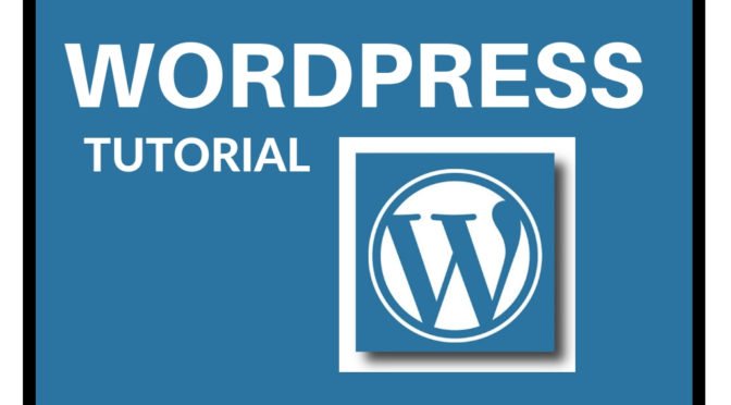 WORDPRESS TUTORIAL fromTutorialBrain