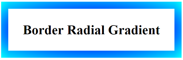 Border Radial Gradient