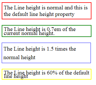 CSS Line Height