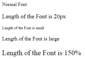 CSS Text Size