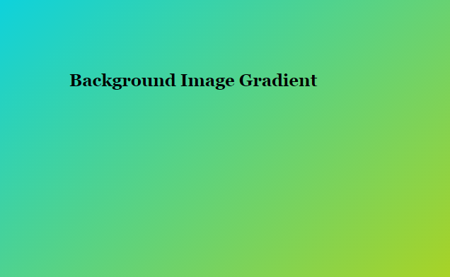 Background Image Gradient