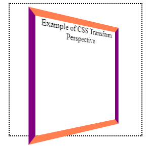 CSS Transform Perspective