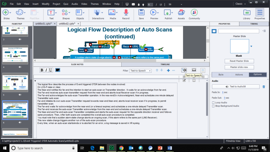 Adobe captivate speech management background audio