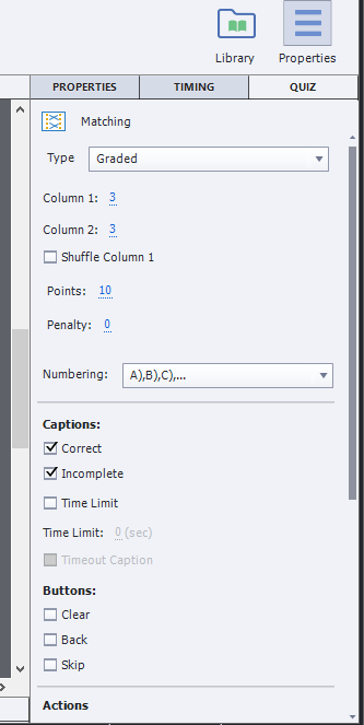 Adobe Captivate Matching Properties - TutorialBrain