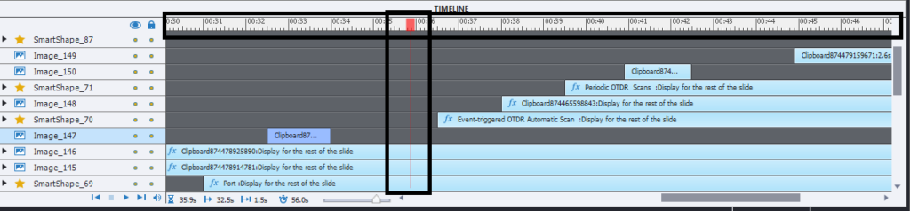 Adobe Captivate Timeline Playhead