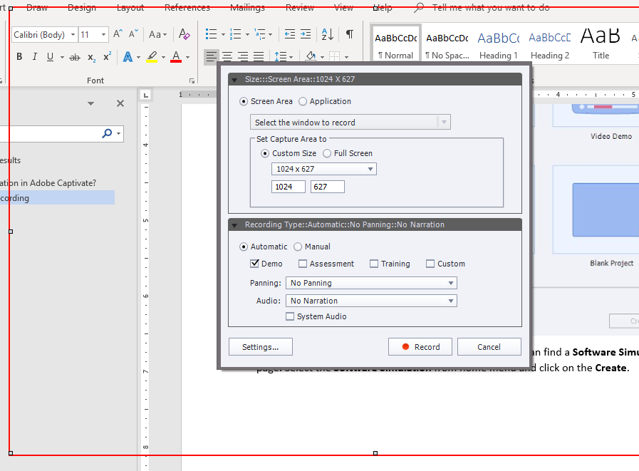 Adobe captivate software simulation: TutorialBrain