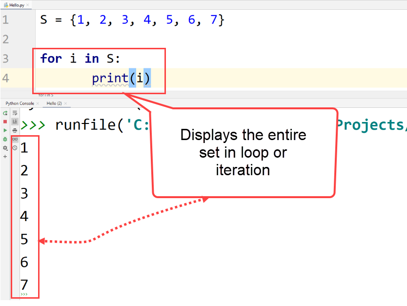 Python for loop iteration