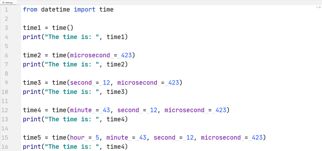 Python default object default formatting