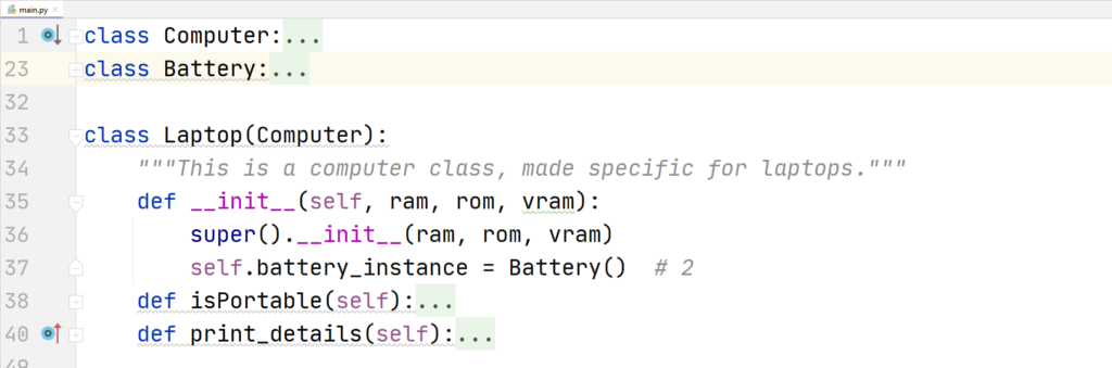 Python instances attributes