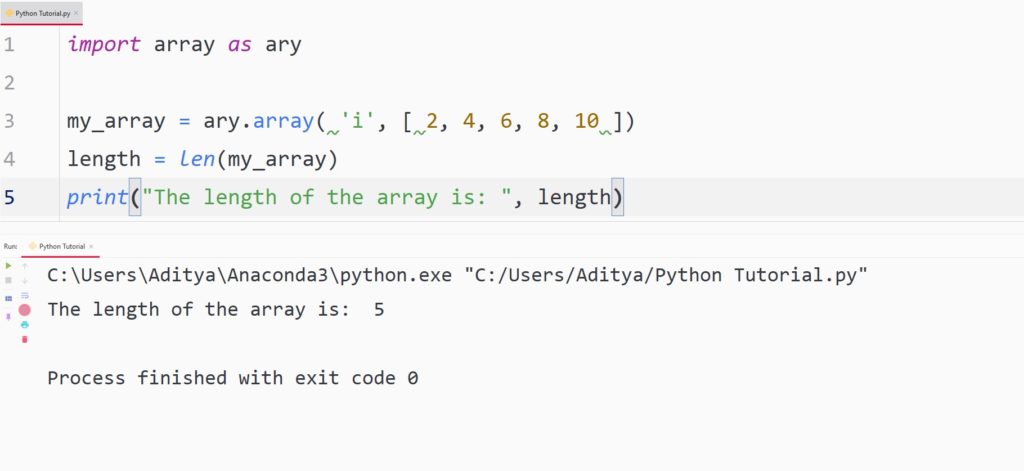 Python length method - len() function