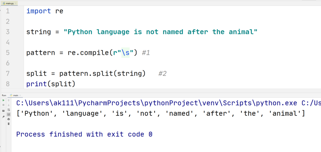 Python Regex-Split Functions in the re Module