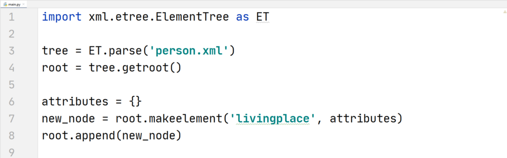 Python XML - ElementTree for XML files - Creating Sub-Elements