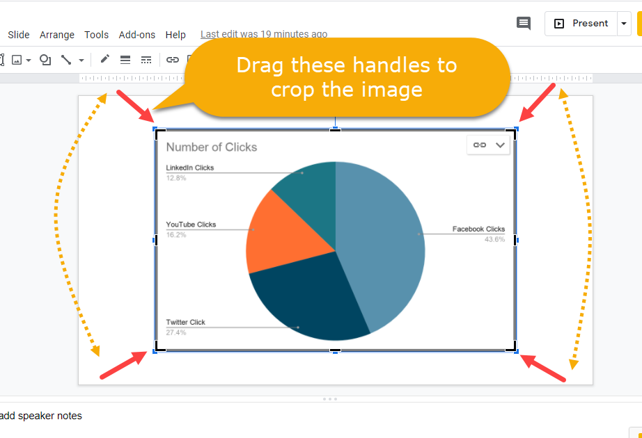 Google slides drop handles crop image