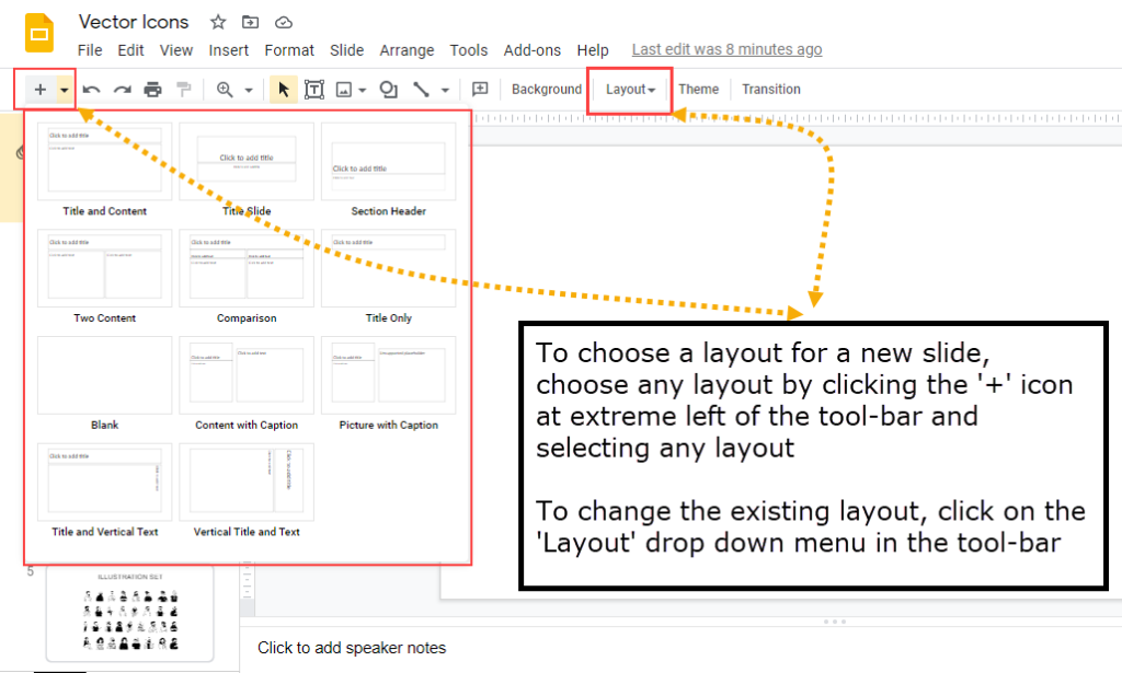 Google slides layout tutorialbrain