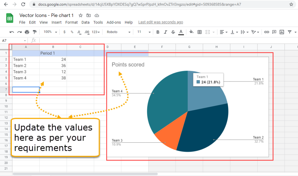 Google slides update google sheets