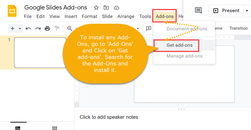 Google Slides Add Ons TutorialBrain