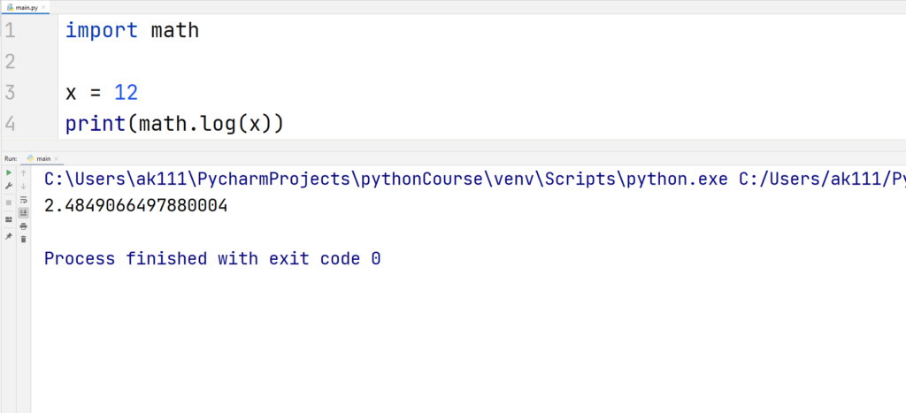 Python Math Functions- Exponential and Logarithmic Functions2