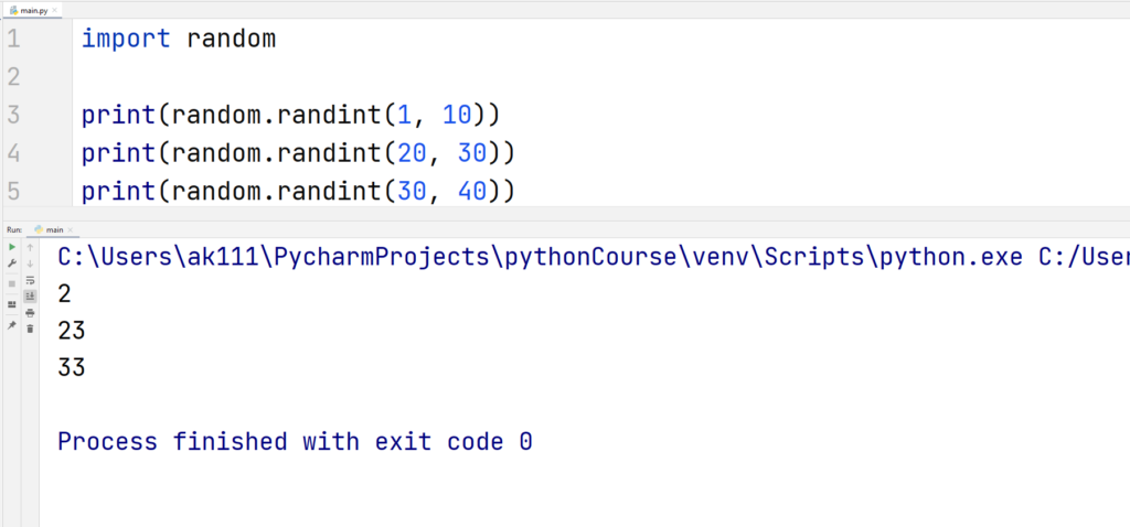 Python Random Module1- Generating Random Numbers