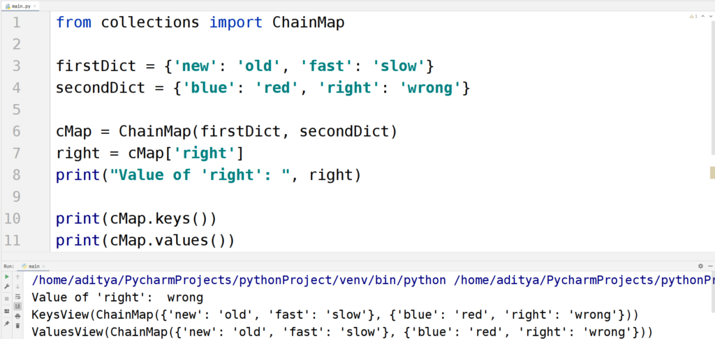 Python collections - chainmap3